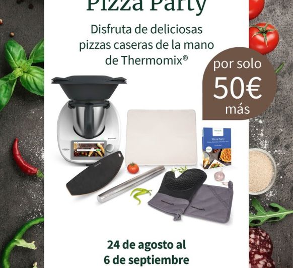 Pizza casera, con Thermomix y la edición PIZZA PARTY
