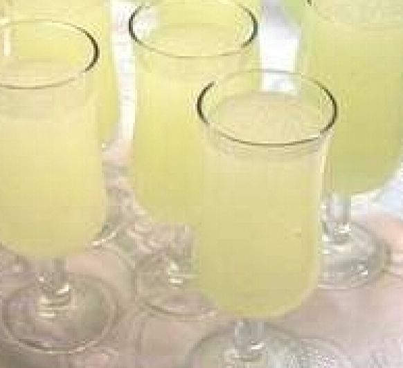 Sorbete de limón al cava