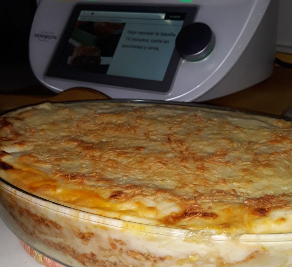 Lasaña a la boloñesa