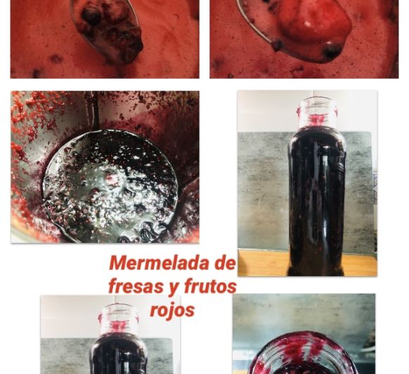 Mermelada de fresas y frutos rojos con Thermomix® 