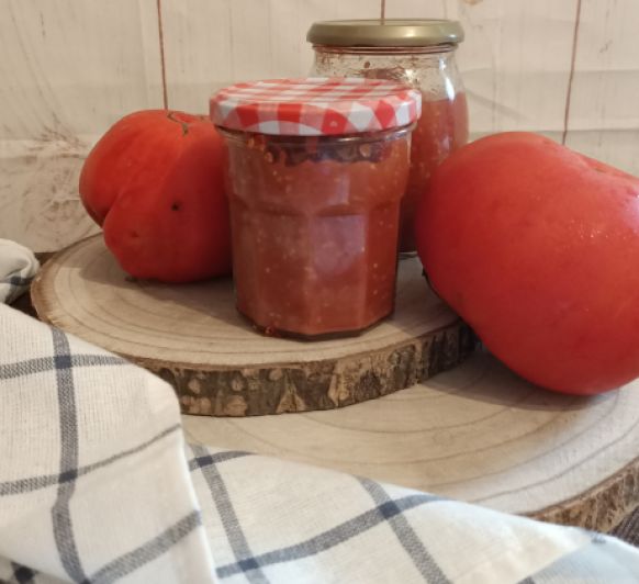 Conservas de tomate que fácil y que rico !!!!