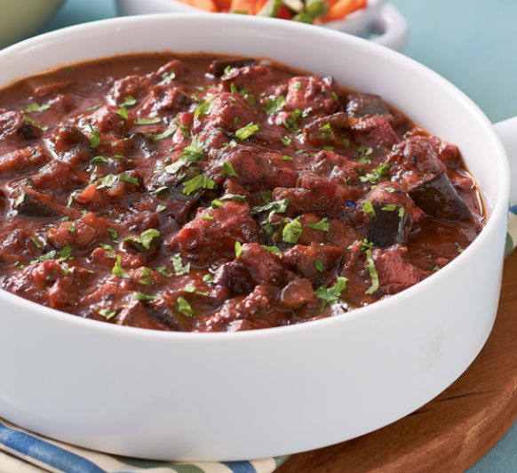 Receta: Curry de Pulpo con berenjenas