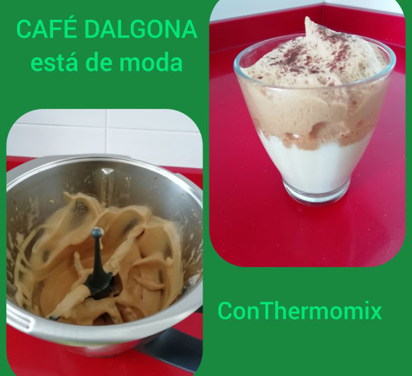 Café dalgona (espuma de café) con Thermomix® desde Majadahonda en Madrid