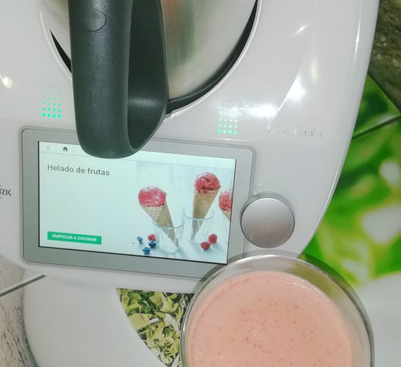 Helado de frutas
