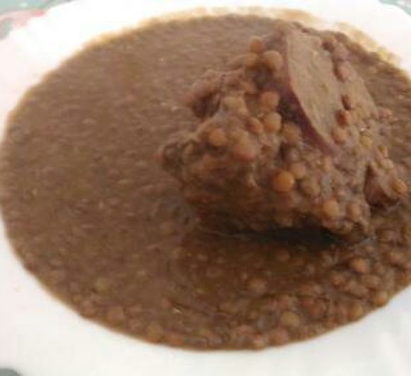 Hoy...Lentejas estofadas