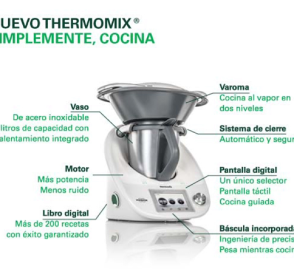 Características técnicas Vorwerk Thermomix® TM5