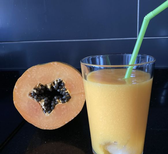 Zumo de papaya y naranja con Thermomix® 