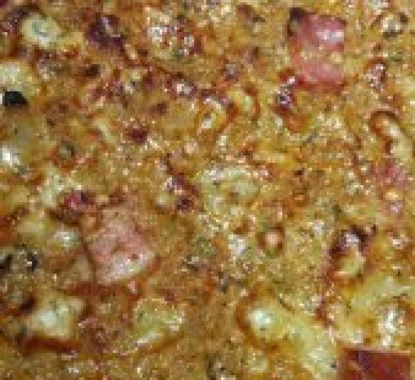 Pizza barbacoa integral con thermomix