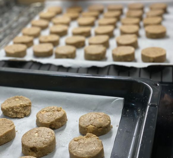 Polvorones rápidos hechos con Thermomix® 