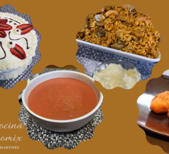 Clase de cocina con Thermomix® menú y tarta de fresas con nata