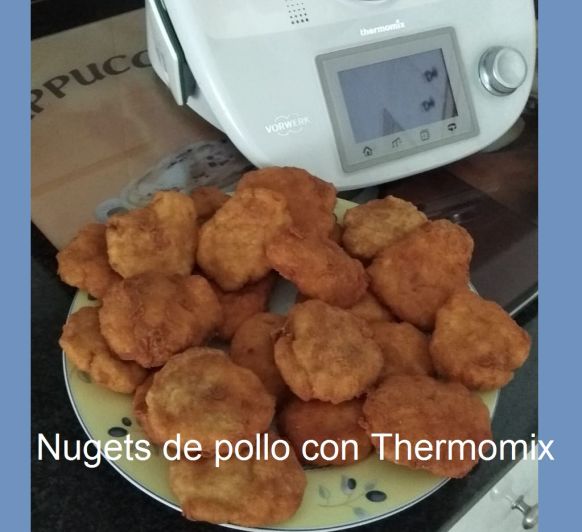 NUGETS DE POLLO CON THERMOMIX