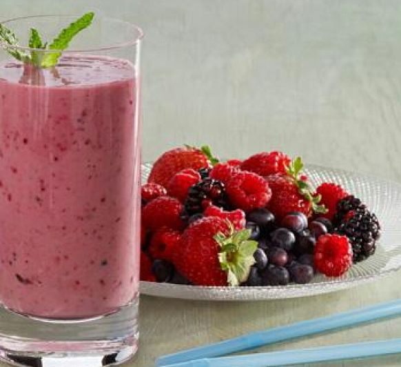 Smoothie de frutos del bosque