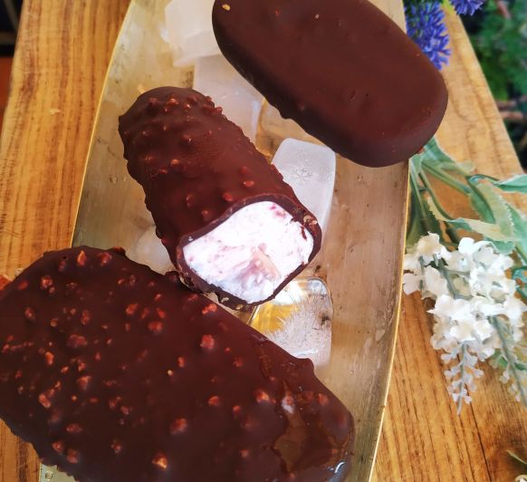 Cobertura de chocolate para helados