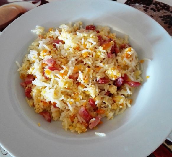 ARROZ ASIATICO CON HUEVOS