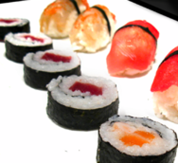 Maki sushi y Nigiri sushi