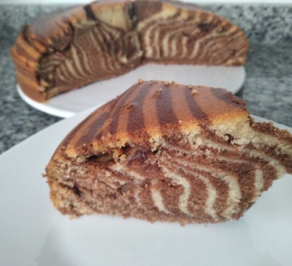 Bizcocho de cebra