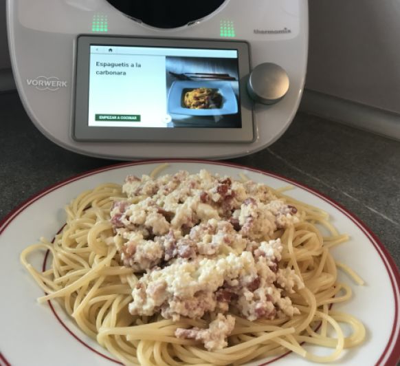 Espaguetis a la carbonara