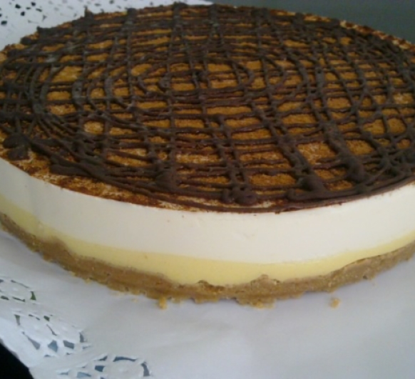 Tarta de Crema y Queso