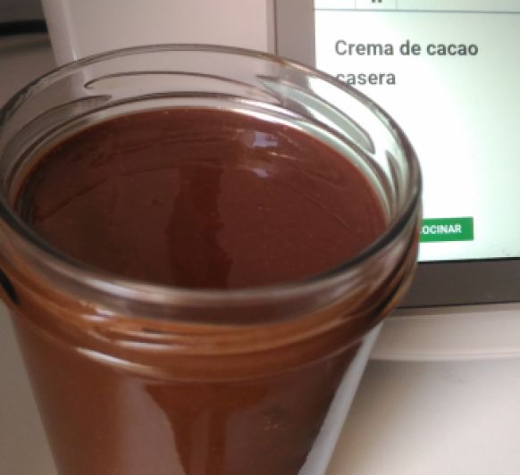 Crema de cacao y avellanas (Fabián León, de Masterchef)