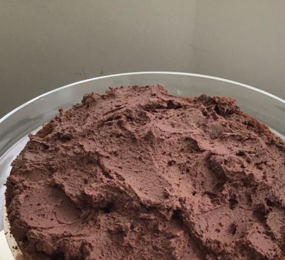 Relleno rápido de chocolate para tartas