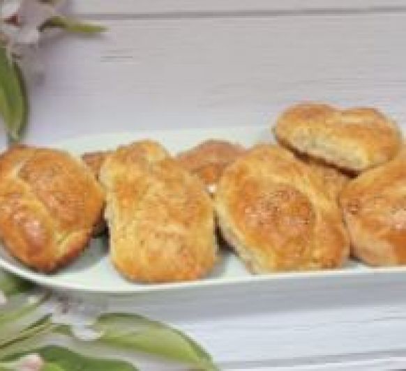 Panecillos tiernos con queso cremoso con Thermomix® 