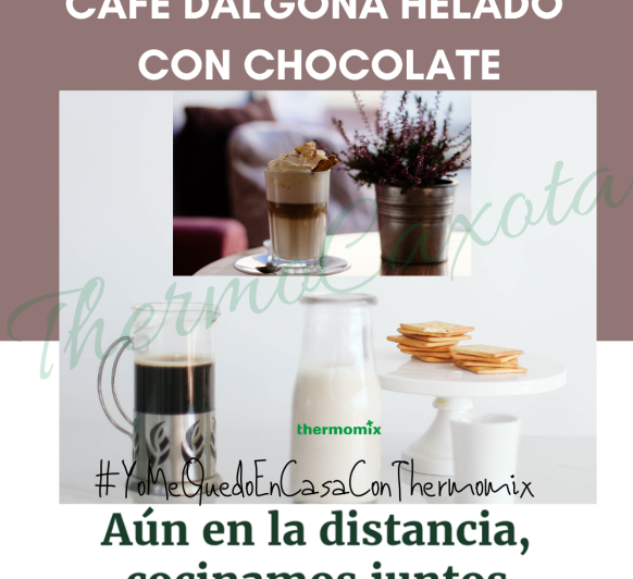 CAFÉ DALGONA HELADO CON CHOCOLATE