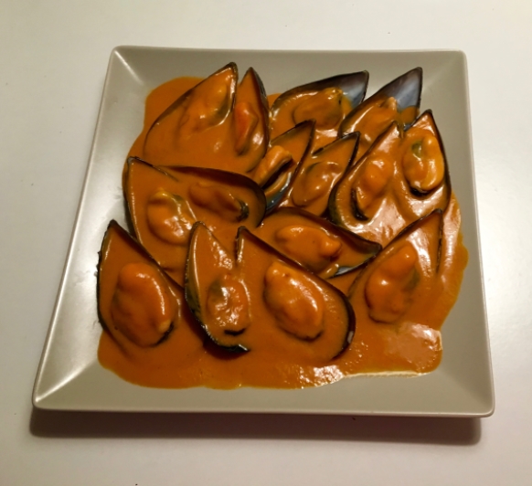 Mejillones en salsa 