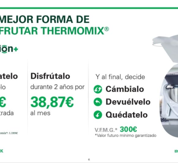 Consigue tu Thermomix con opción+!!