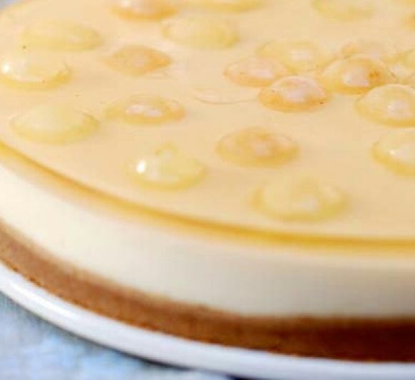 Tarta de queso y uvas de la suerte.