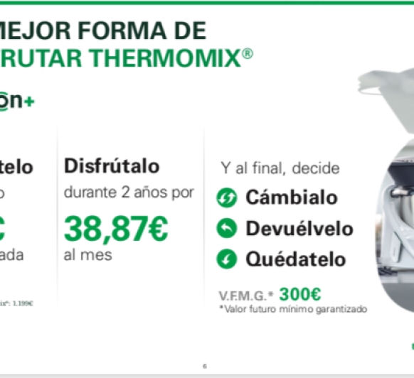 OPCIÓN PLUS + LA MEJOR FORMA DE DISFRUTAR Thermomix® 