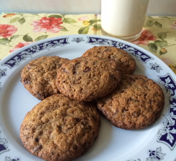 Cookies integrales con Thermomix® (galletas integrales con pepitas de chocolate)