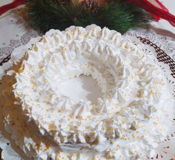 Rollo de mazapán típica en navidad