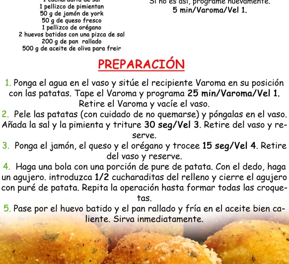 CROQUETAS DE PATATA