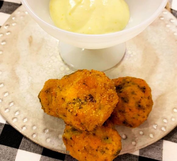 Cocina en niveles: Crema de Zanahoria y Puerro, croquetas saludables de brócoli y batata y patatas al vapor