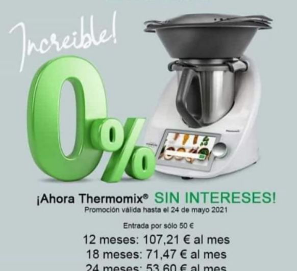 FINANCIACIÓN Thermomix® TM6 AL 0% INTERESES