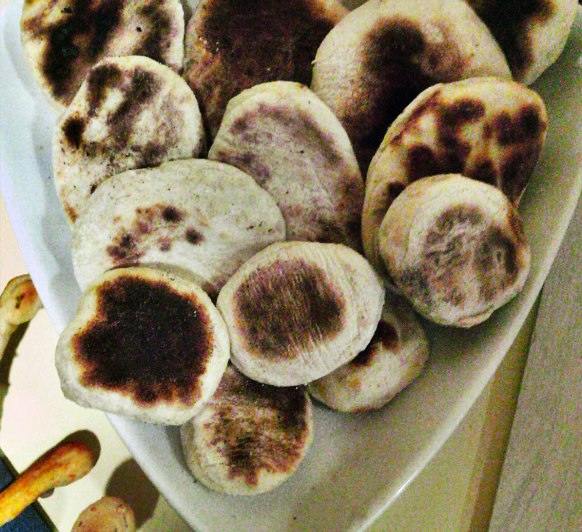 Panecillo rapido ( especial para pan para pinchos) muffins ingleses, con Thermomix® 