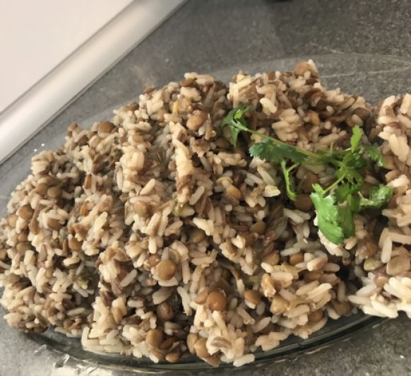 Lentejas con arroz
