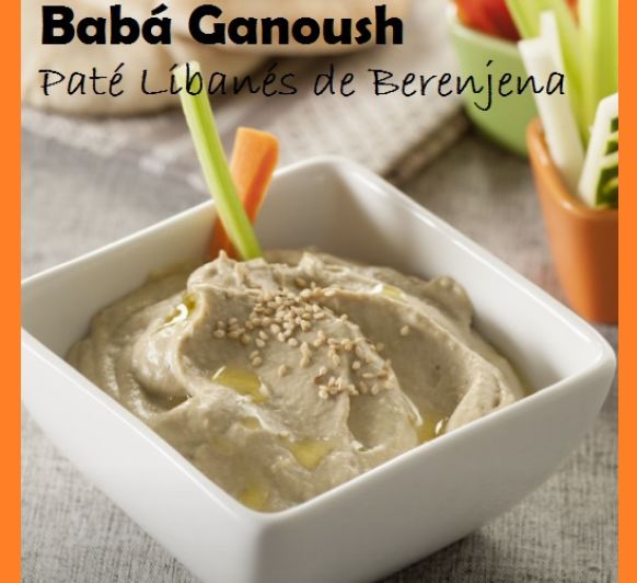 BABA GANUSH - Paté Libanés de Berenjena
