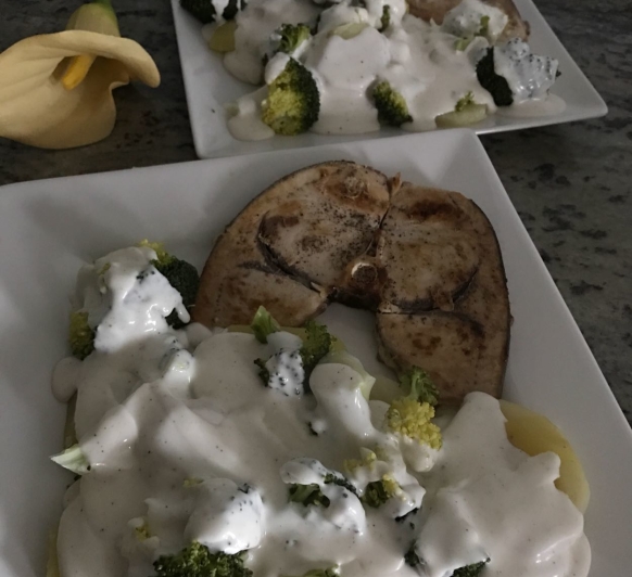 Brócoli y patatas a la crema ligera con Thermomix® 