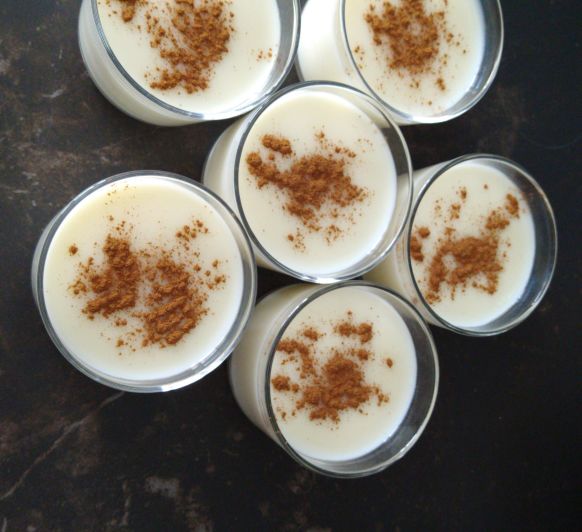 Natillas de leche merengada (Sin huevo)