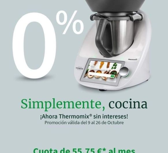 Financiación 0% de Thermomix® ️TM6®️ Majadahonda, Madrid