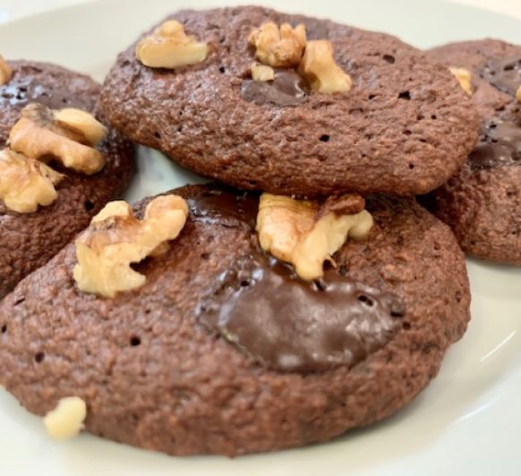 Niños a la cocina: Cookies de avena, plátano y cacao con Thermomix