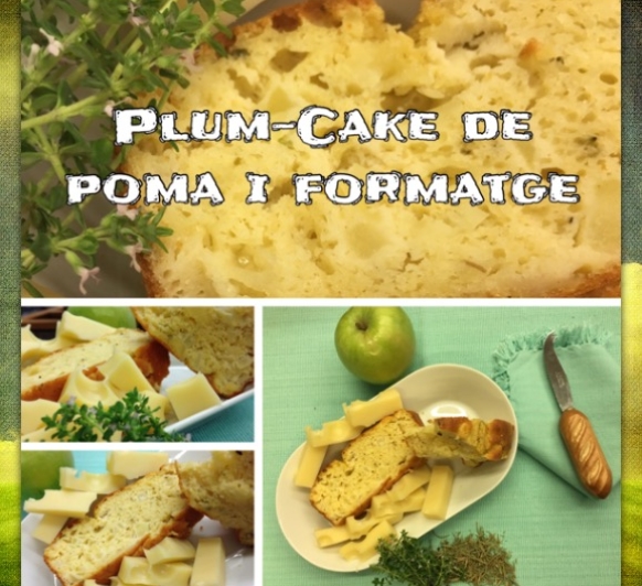 PLUM-CAKE CREMÓS DE POMA I FORMATGE