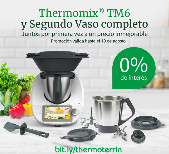 Comprar Thermomix® - Promoción Segundo Vaso y Sin interes al 0%
