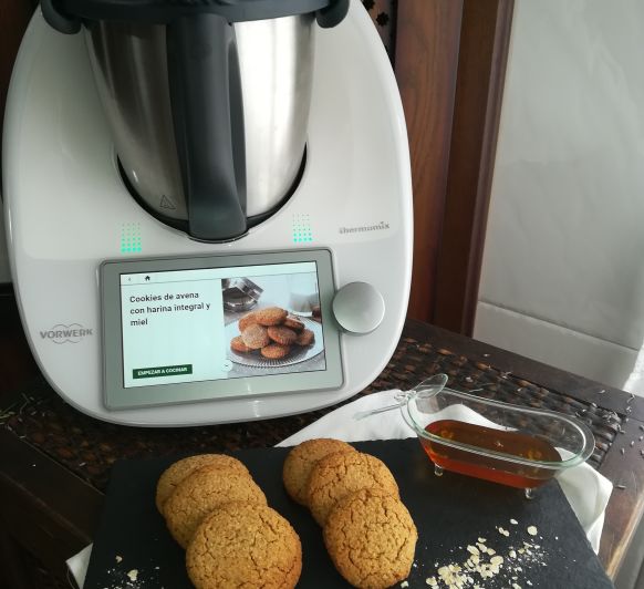 Cookies de avena con harina integral y miel