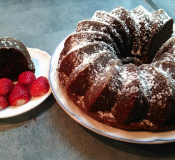 Bizcocho de Chocolate al vino tinto