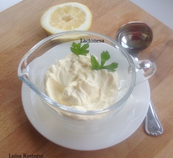 Lactonesa (mayonesa sin huevo)