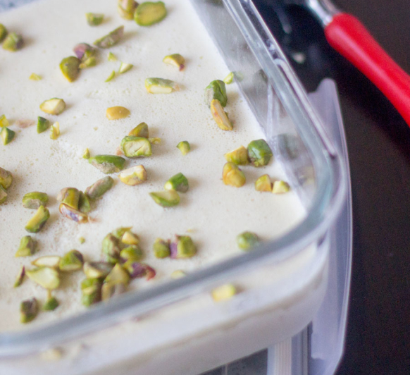 Helado de pistacho
