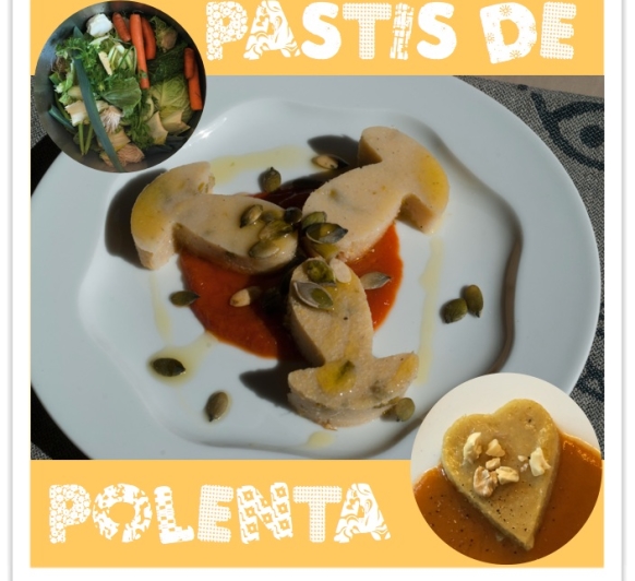 PASTÍS DE POLENTA AMB ESPÀRRECS (gluten free)