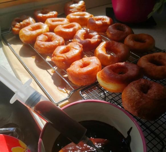 Donuts Thermomix® , rellenos de Chocolate.